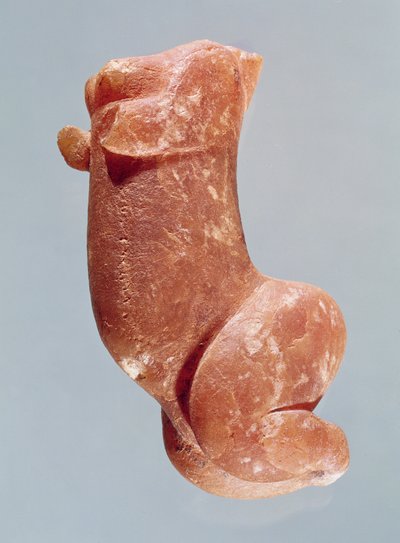 Schnitzerei eines jungen Mädchens, bekannt als Venus von Sireuil, 35000-8000 v. Chr. von Paleolithic